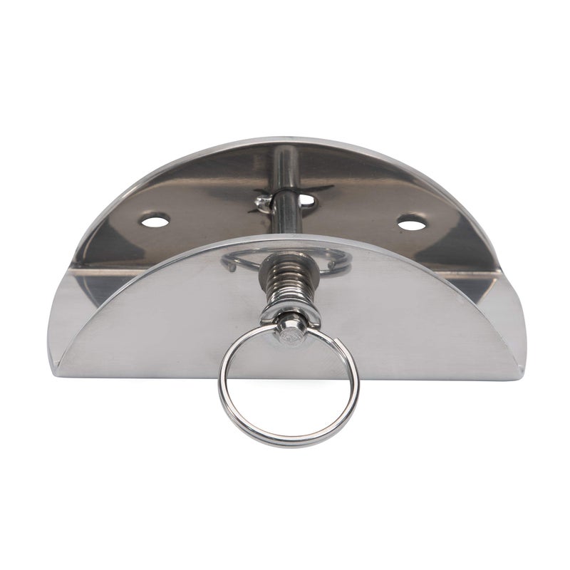 Lewmar Boat Anchor Lock for Anchors up to 55 lbs., Stainless Steel, for 3/8" Chains or Shackles, Fits Bow Rollers on Boats 20-50', 1/4" Diameter Captive Pin - Image 3